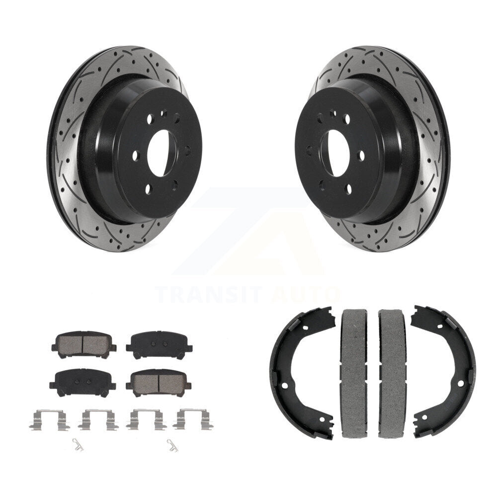 Transit Auto KDS-101231 Disc Brake Kit for 2015-2020 Chevrolet Colorado, GMC Canyon - Rear