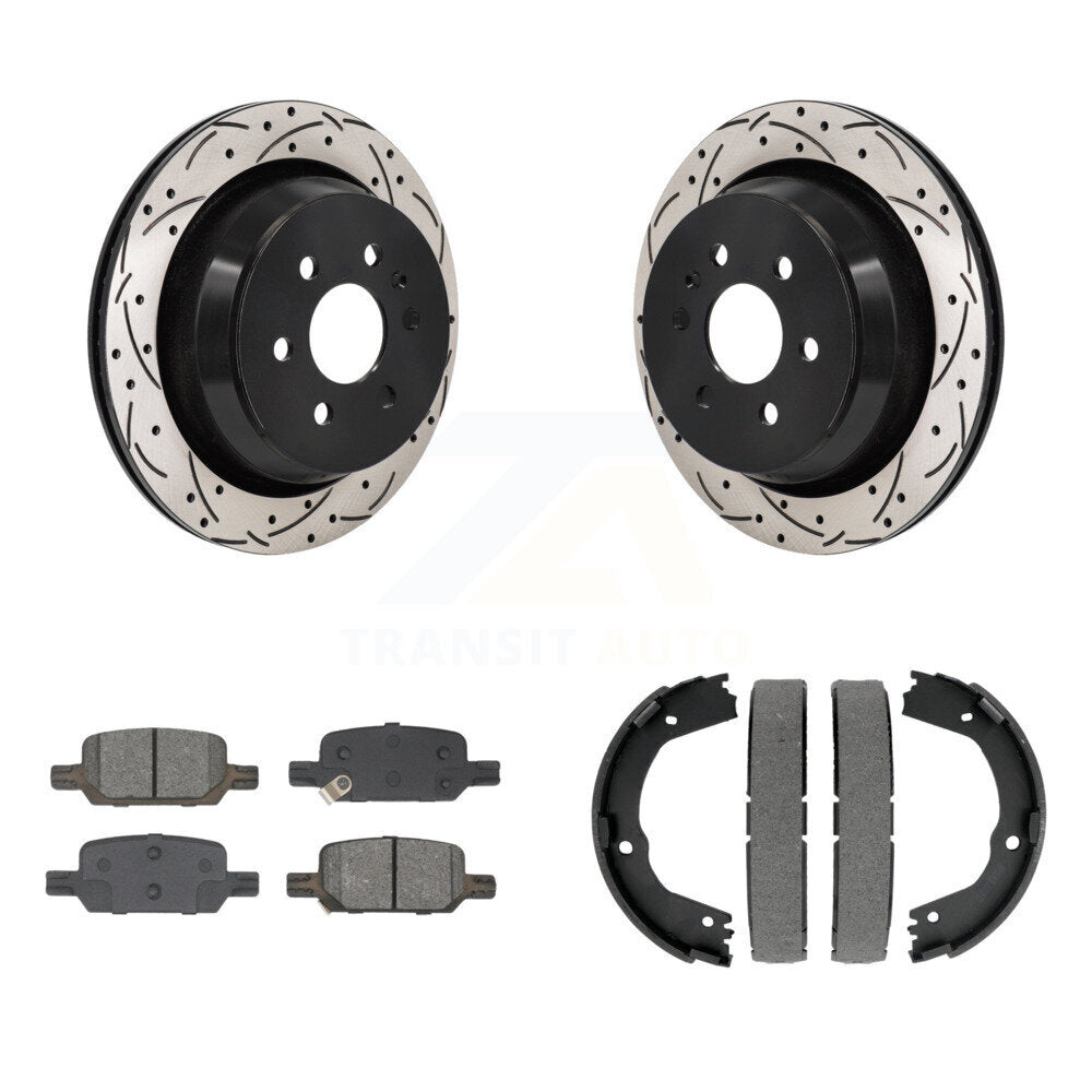 Transit Auto KDS-101232 Disc Brake Kit for 2021-2022 Chevrolet Colorado, GMC Canyon - Rear
