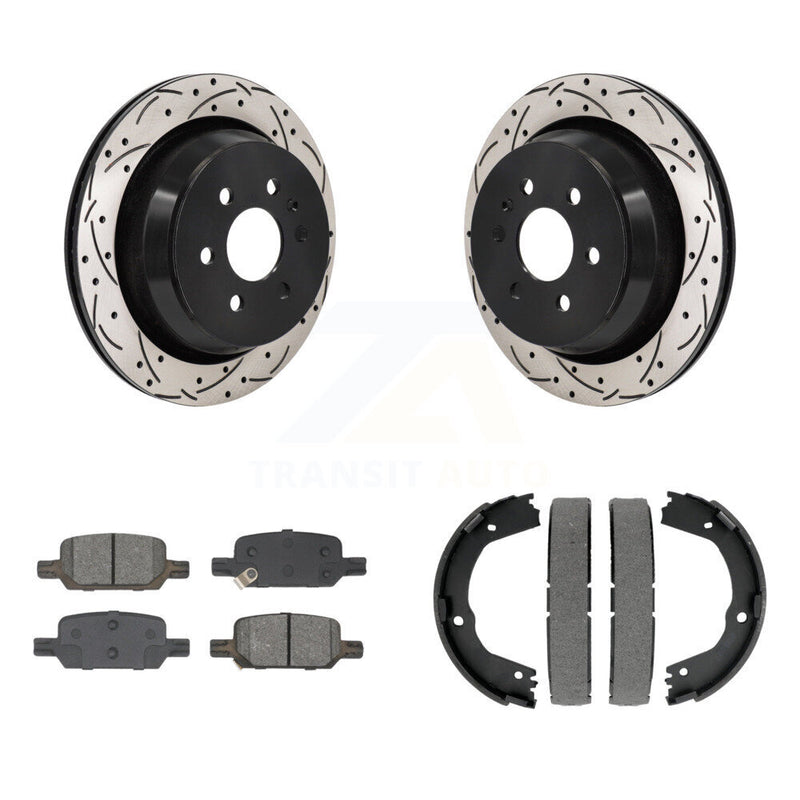 Transit Auto KDS-101232 Disc Brake Kit for 2021-2022 Chevrolet Colorado, GMC Canyon - Rear