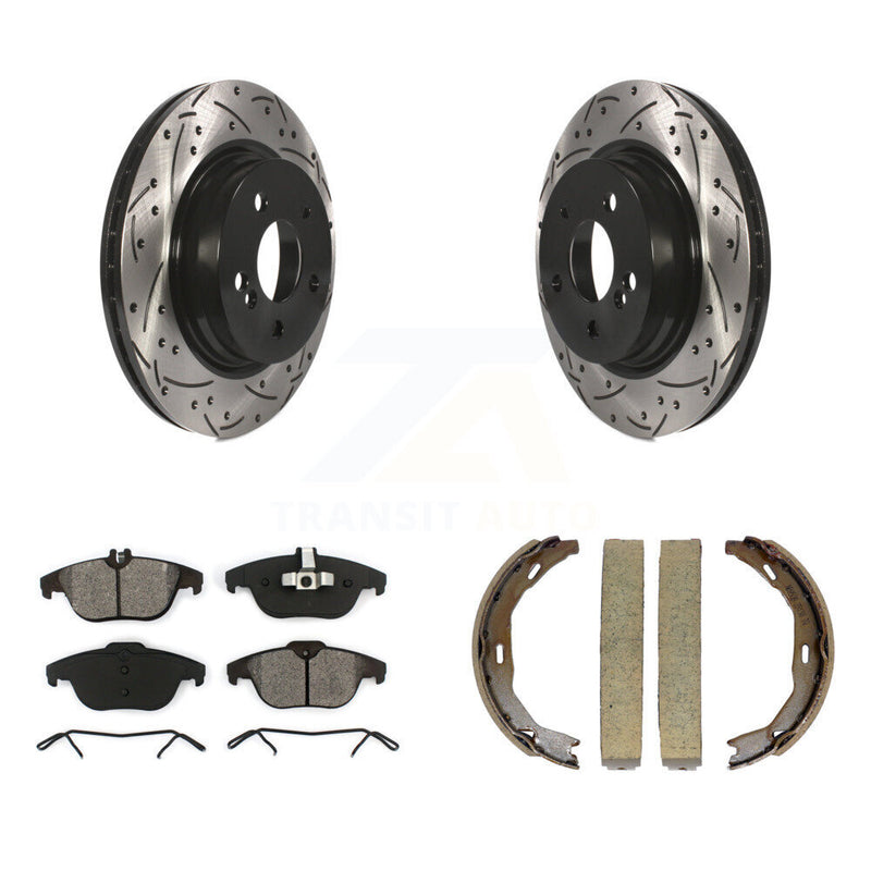 Transit Auto KDS-101234 Disc Brake Kit for 2008-2016 Mercedes-Benz C300, Mercedes-Benz C250 and More - Rear