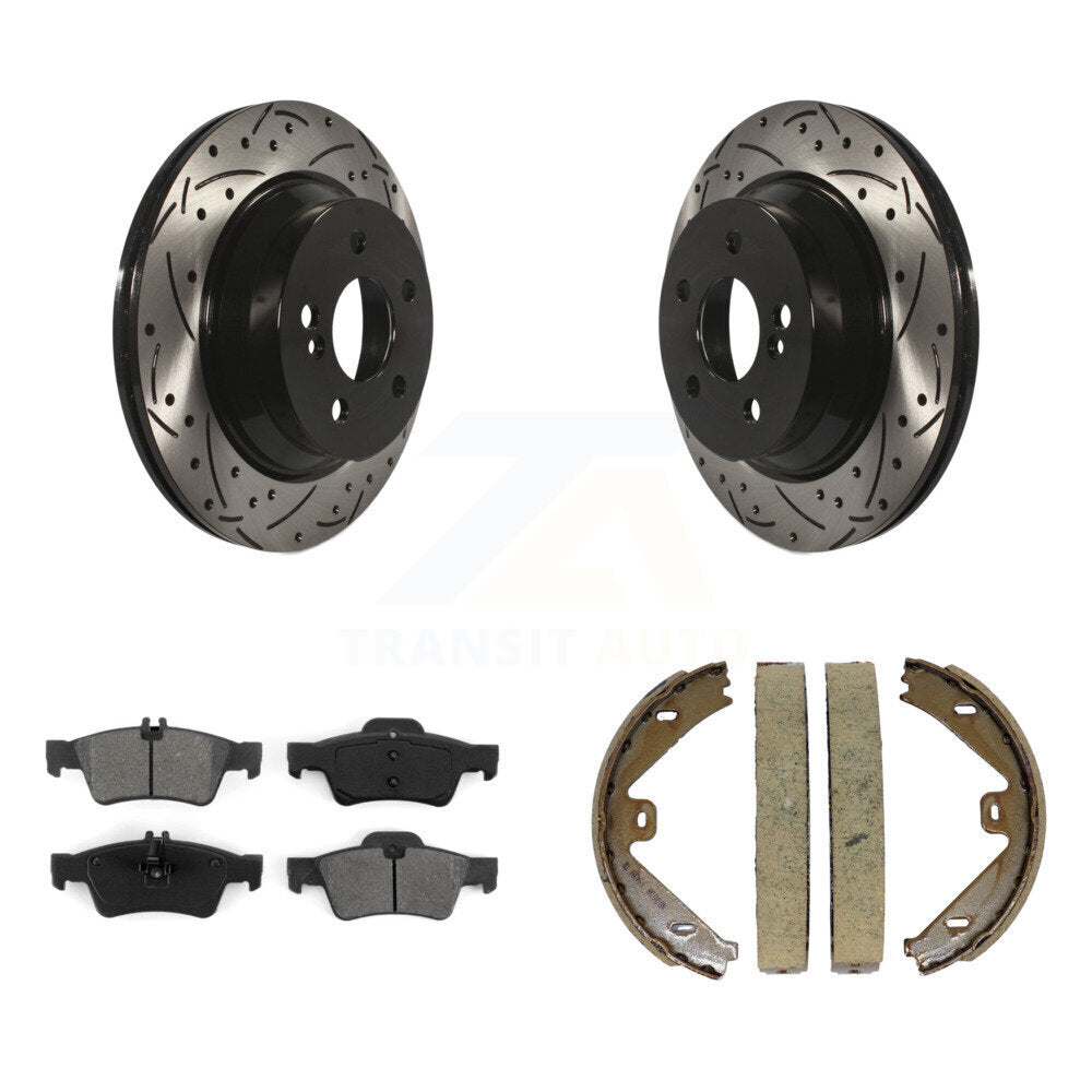 Transit Auto KDS-101235 Disc Brake Kit for 2010-2016 Mercedes-Benz E350, Mercedes-Benz E400, Mercedes-Benz CLS400 - Rear