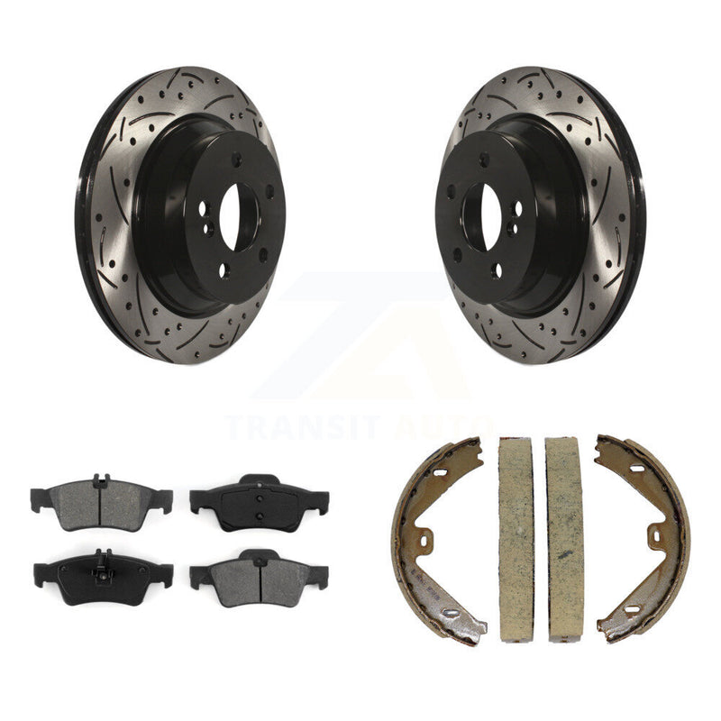 Transit Auto KDS-101235 Disc Brake Kit for 2010-2016 Mercedes-Benz E350, Mercedes-Benz E400, Mercedes-Benz CLS400 - Rear