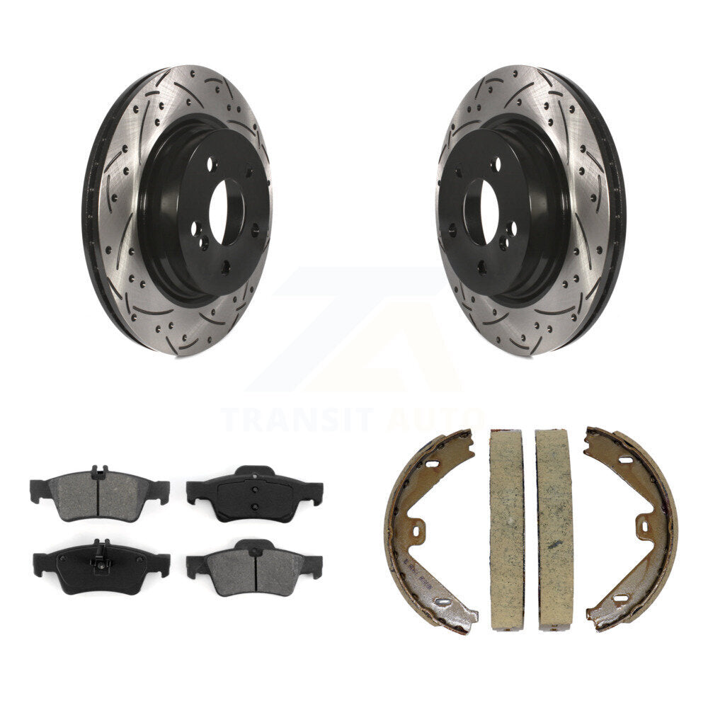 Transit Auto KDS-101236 Disc Brake Kit for 2010-2013 Mercedes-Benz E550 - Rear