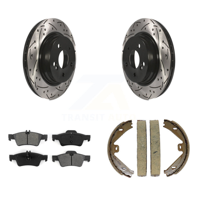 Transit Auto KDS-101236 Disc Brake Kit for 2010-2013 Mercedes-Benz E550 - Rear