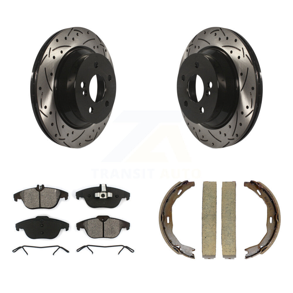 Transit Auto KDS-101237 Disc Brake Kit for 2010-2015 Mercedes-Benz E400, Mercedes-Benz E350 - Rear