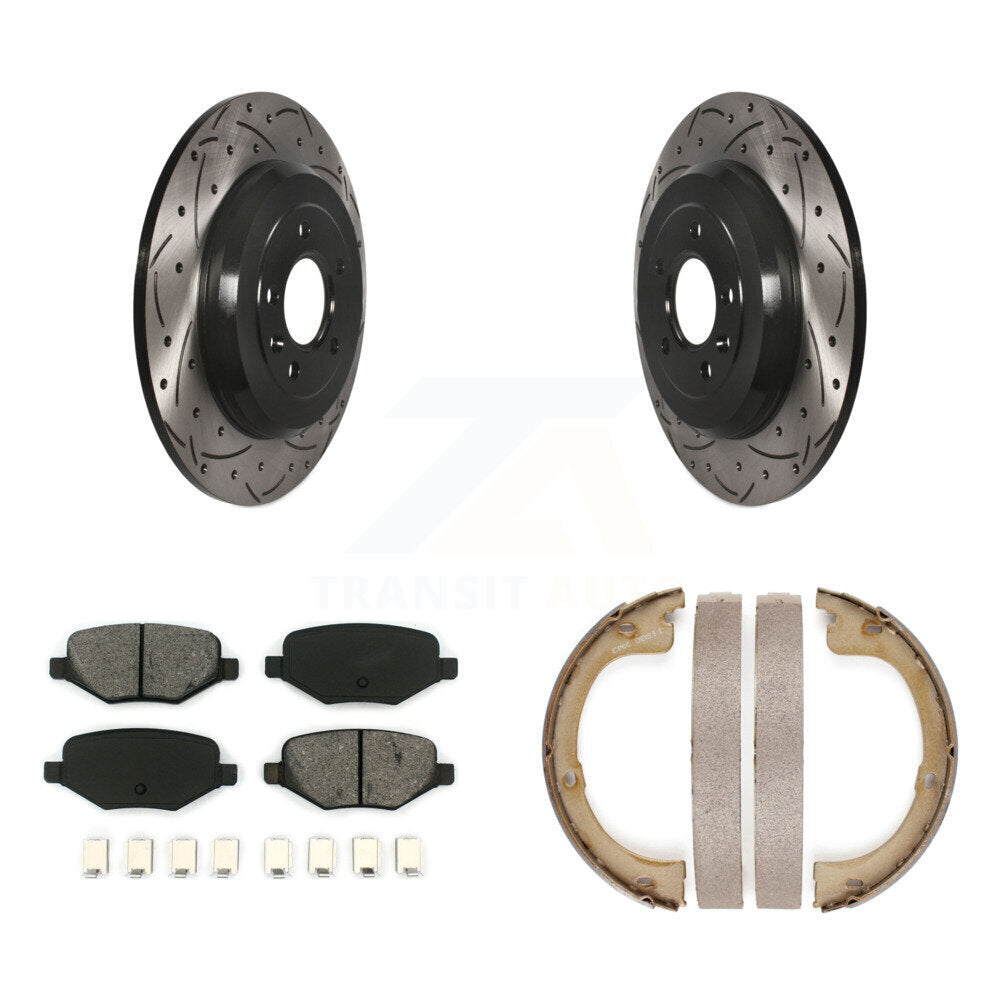Transit Auto KDS-101241 Disc Brake Kit for 2010-2019 Lincoln MKT - Rear