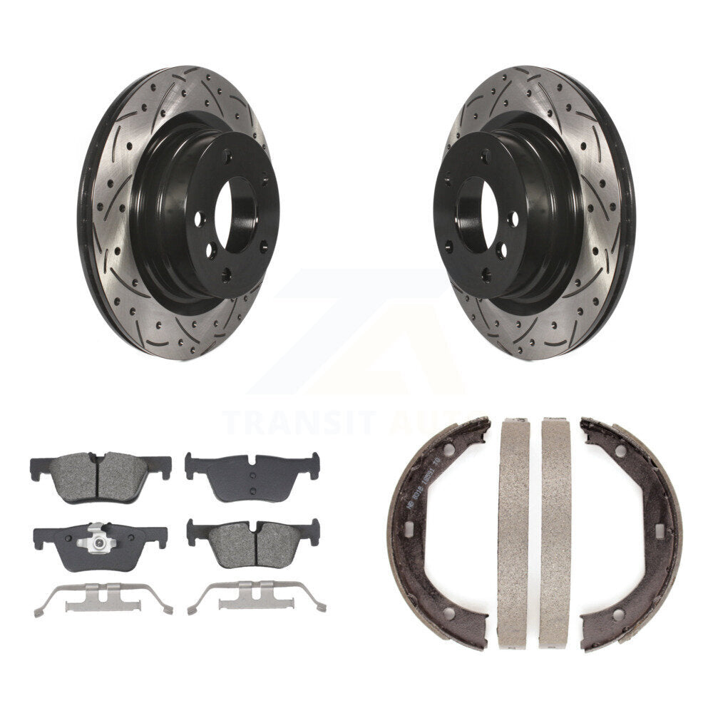 Transit Auto KDS-101245 Disc Brake Kit for 2012-2013 BMW 328i - Rear