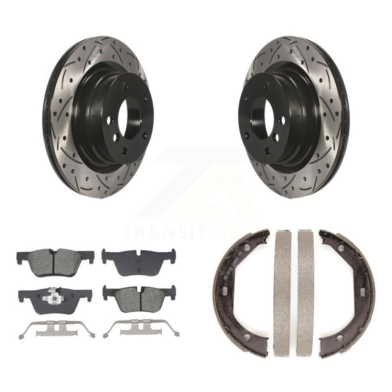 Transit Auto KDS-101245 Disc Brake Kit for 2012-2013 BMW 328i - Rear