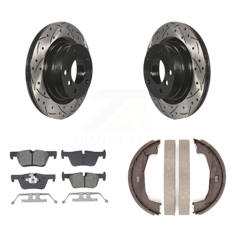 Transit Auto KDS-101246 Disc Brake Kit for 2012-2021 BMW 230i, BMW 230i xDrive and More - Rear