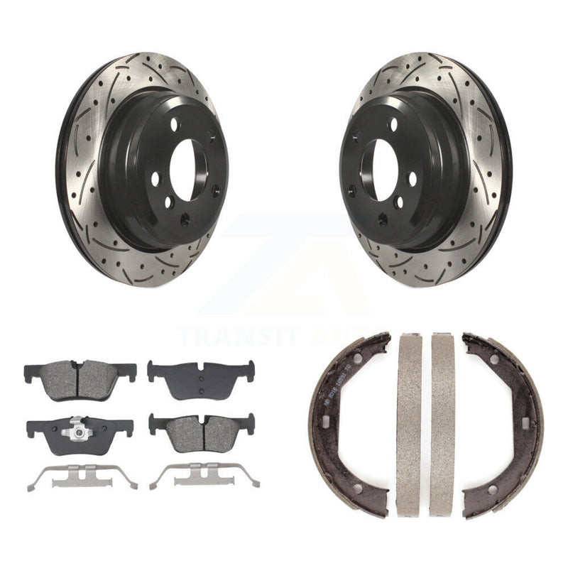 Transit Auto KDS-101247 Disc Brake Kit for 2013-2020 BMW 320i xDrive, BMW 328d xDrive and More - Rear