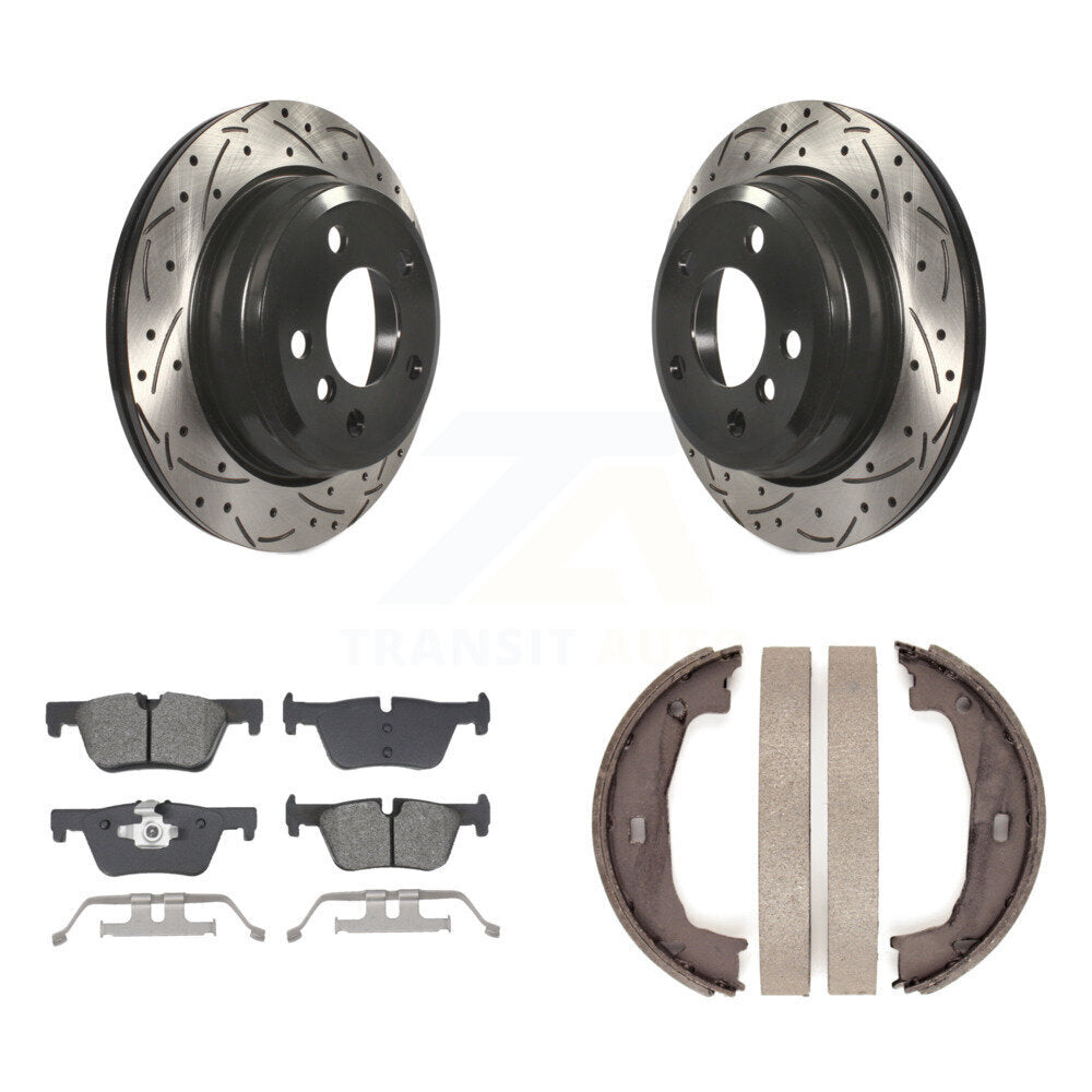 Transit Auto KDS-101249 Disc Brake Kit for 2013-2016 BMW 328i, BMW 428i and More - Rear
