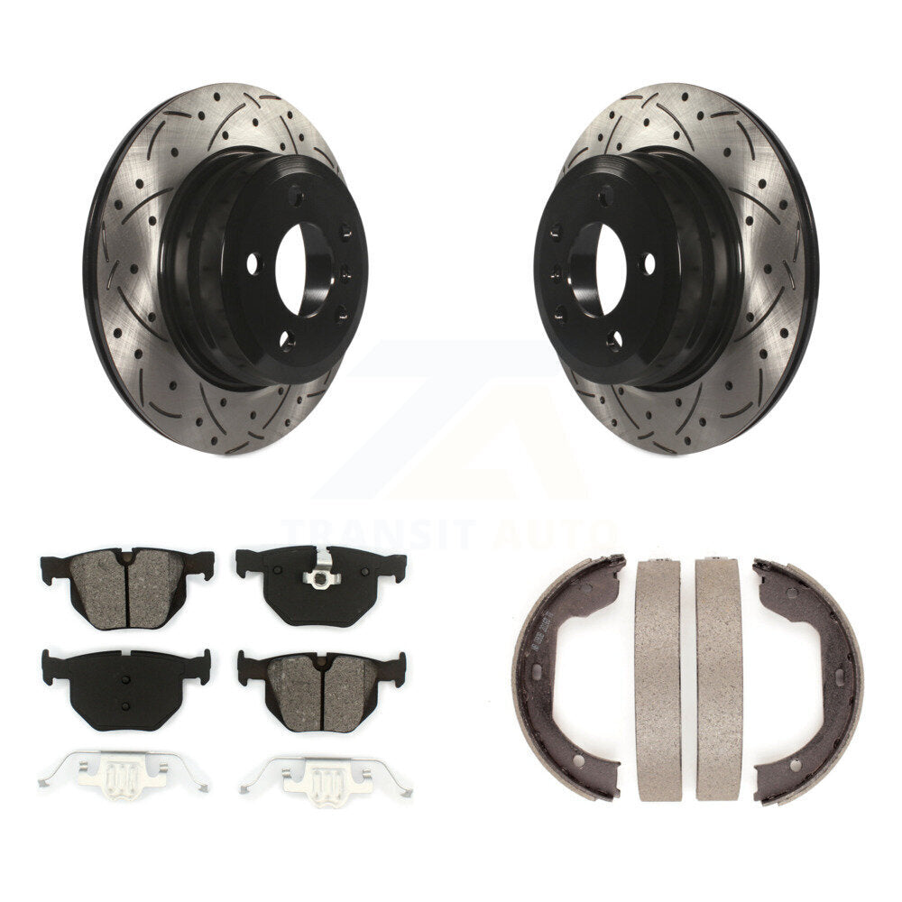 Transit Auto KDS-101251 Disc Brake Kit for 2007-2019 BMW X5, BMW X6 - Rear