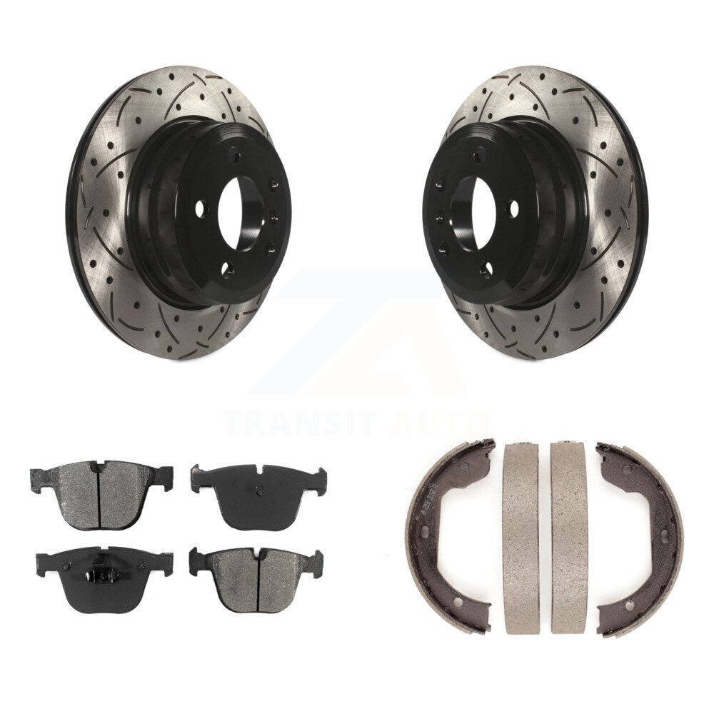 Transit Auto KDS-101252 Disc Brake Kit for 2009 BMW X6 - Rear