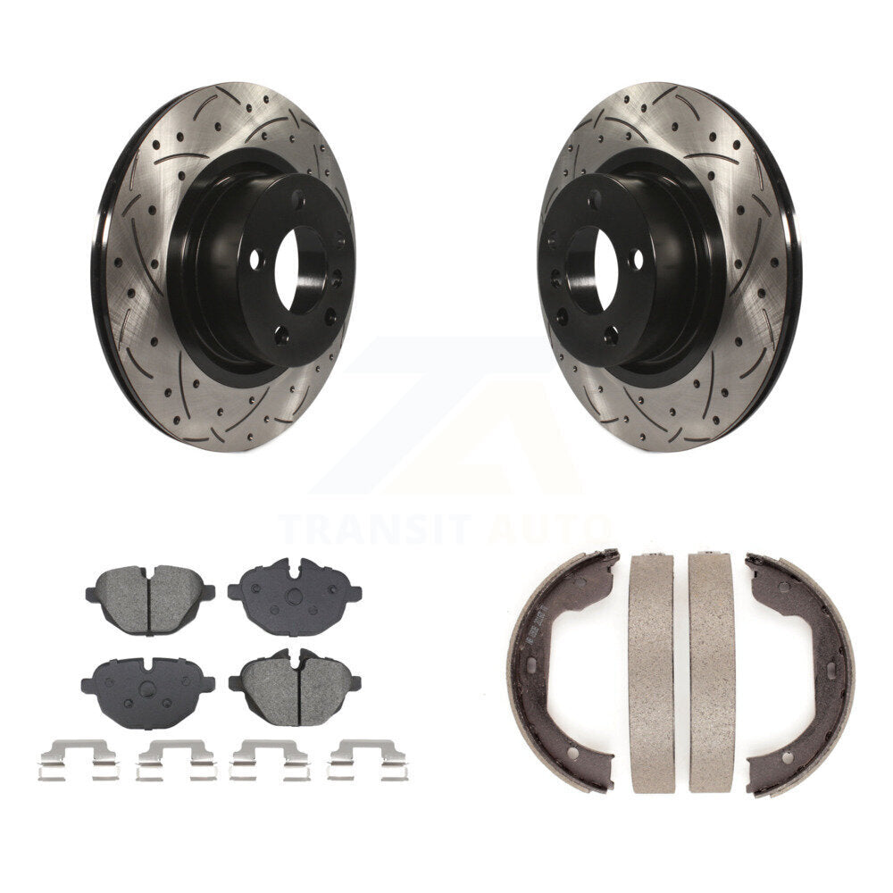 Transit Auto KDS-101253 Disc Brake Kit for 2011 BMW X3 - Rear