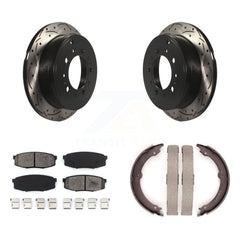 Transit Auto KDS-101258 Disc Brake Kit for 2007-2021 Lexus LX570, Toyota Land Cruiser and More - Rear
