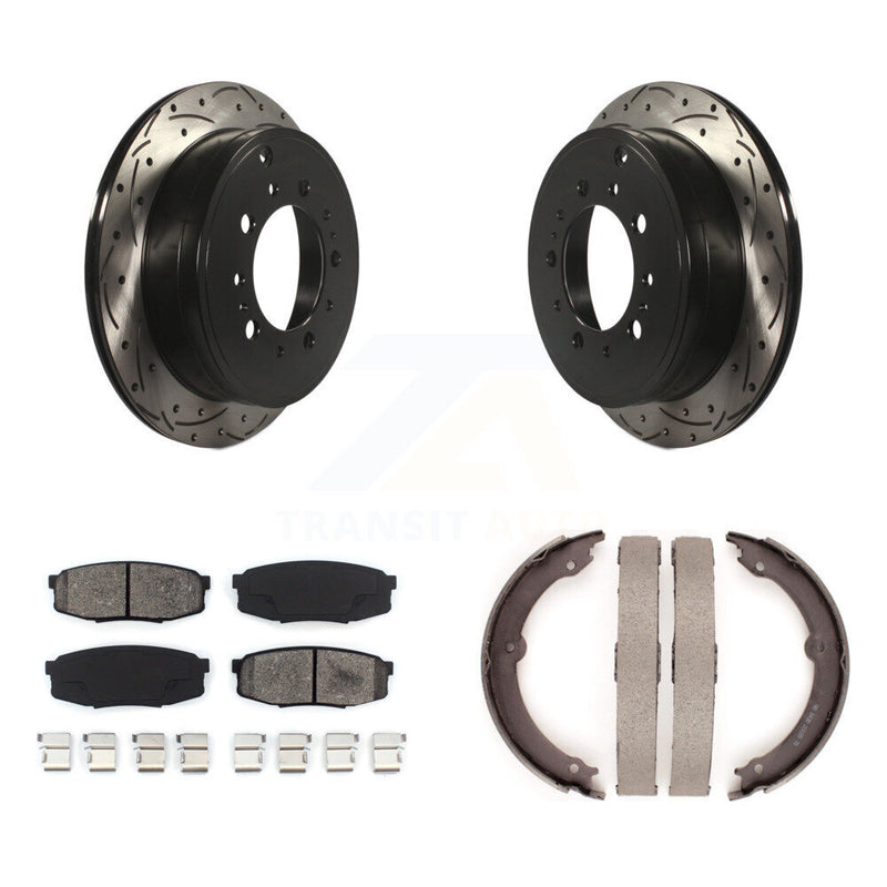 Transit Auto KDS-101258 Disc Brake Kit for 2007-2021 Lexus LX570, Toyota Land Cruiser and More - Rear
