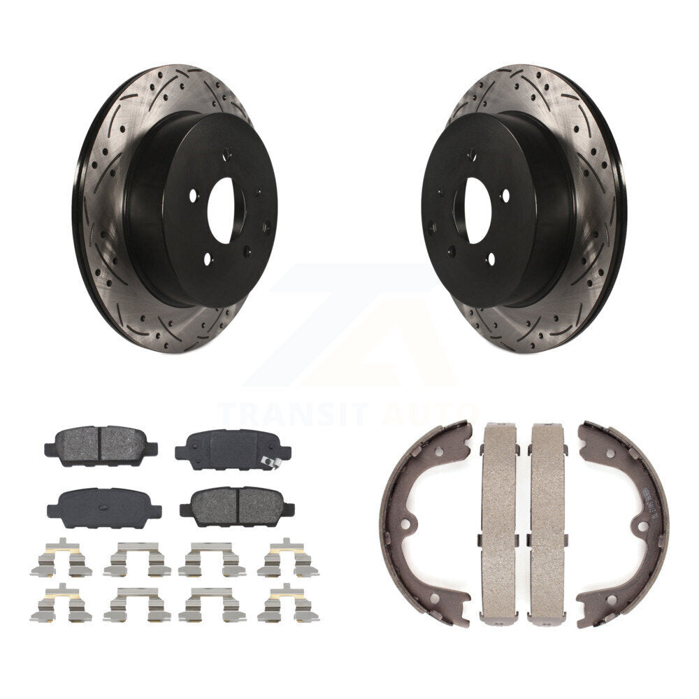 Transit Auto KDS-101260 Disc Brake Kit for 2003-2016 INFINITI Q70, INFINITI Q70L and More - Rear