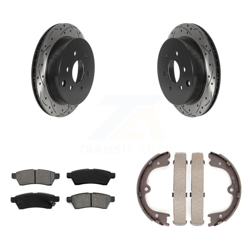 Transit Auto KDS-101261 Disc Brake Kit for 2005-2023 Nissan Xterra, Nissan Frontier - Rear
