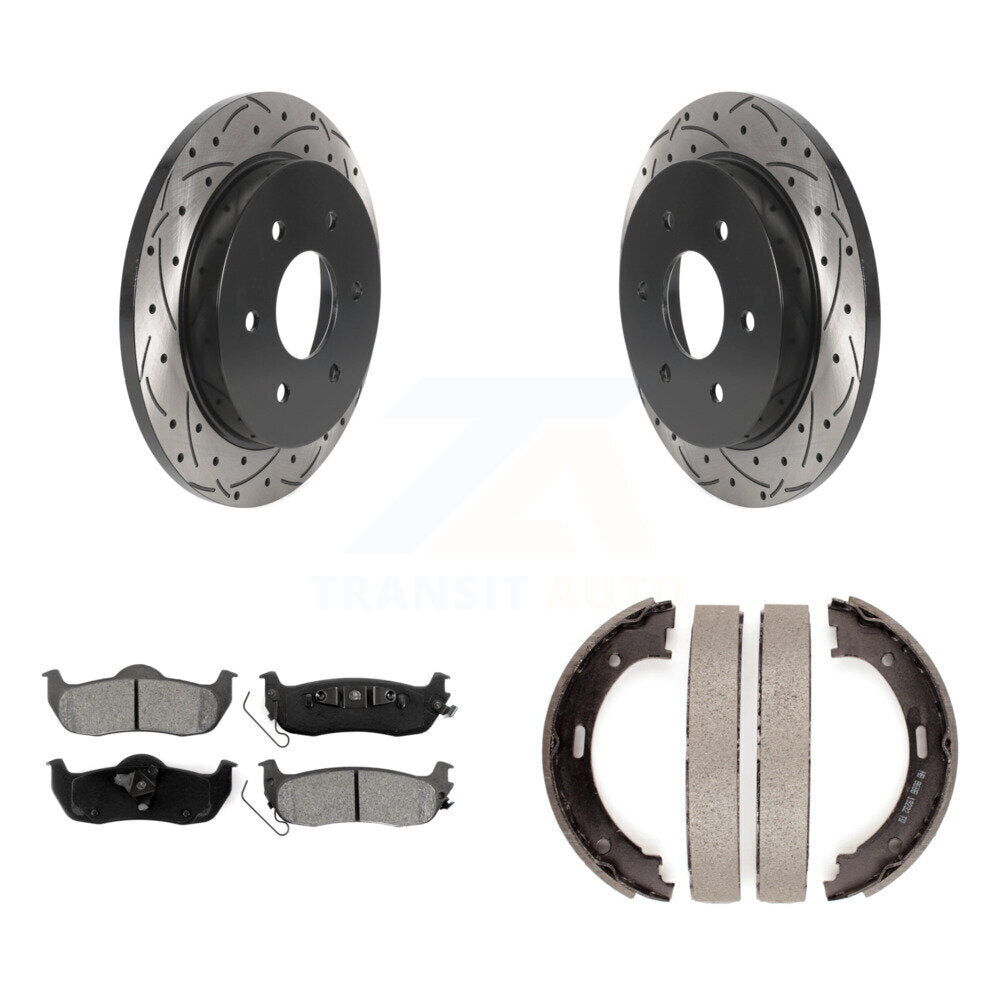 Transit Auto KDS-101263 Disc Brake Kit for 2004-2014 Nissan Armada, INFINITI QX56, Nissan TITAN - Rear