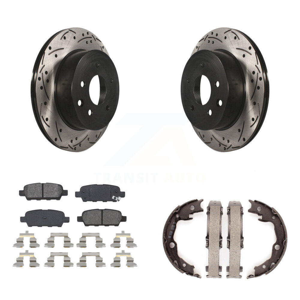 Transit Auto KDS-101267 Disc Brake Kit for 2008-2022 Nissan LEAF, Nissan Juke and More - Rear