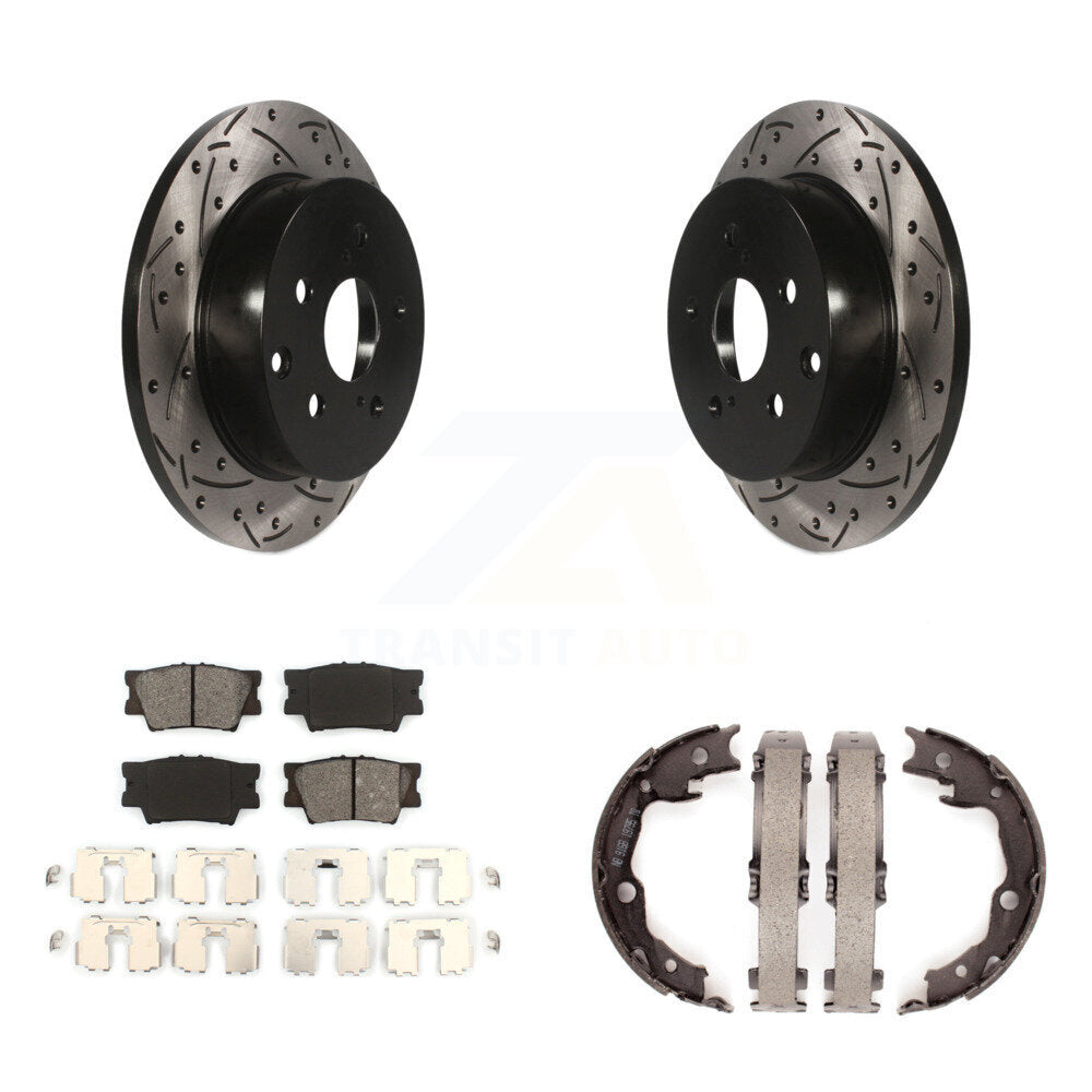 Transit Auto KDS-101268 Disc Brake Kit for 2006-2018 Lexus HS250h, Toyota RAV4 - Rear