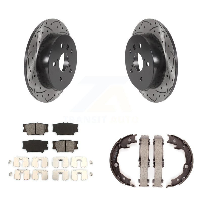 Transit Auto KDS-101270 Disc Brake Kit for 2018-2023 Toyota Camry - Rear