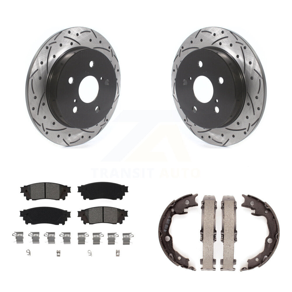 Transit Auto KDS-101271 Disc Brake Kit for 2018-2023 Toyota Camry, Toyota RAV4 - Rear