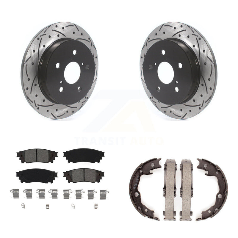 Transit Auto KDS-101271 Disc Brake Kit for 2018-2023 Toyota Camry, Toyota RAV4 - Rear