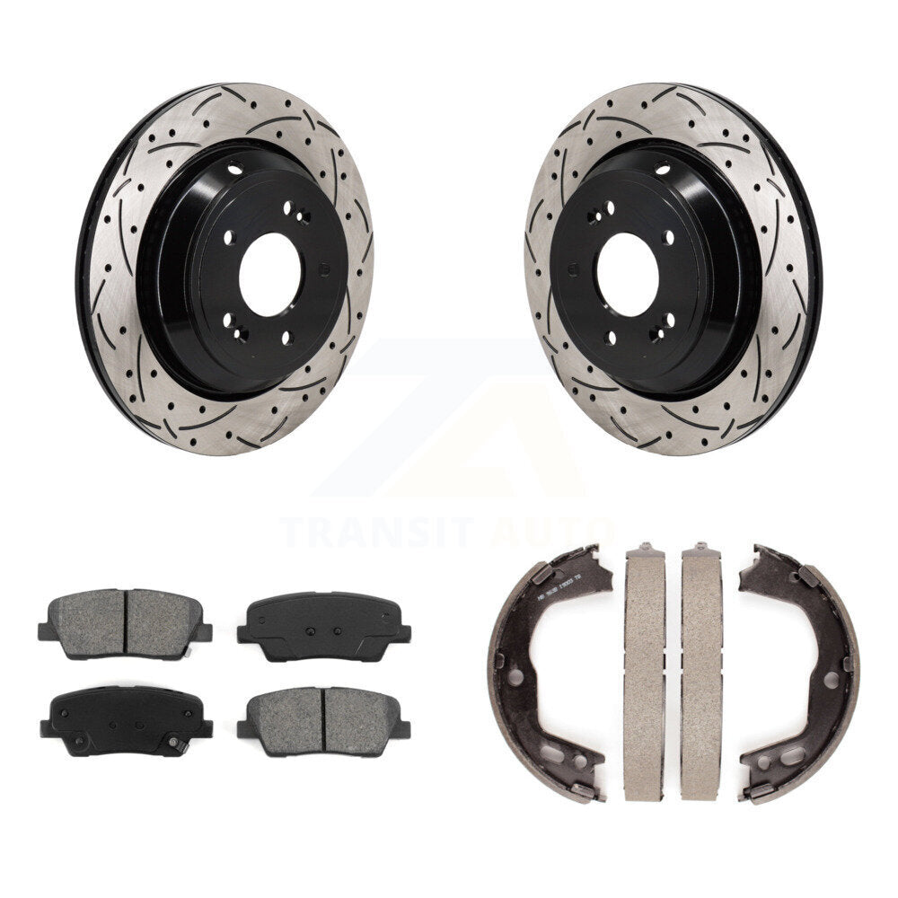 Transit Auto KDS-101272 Disc Brake Kit for 2011-2013 Hyundai Equus - Rear