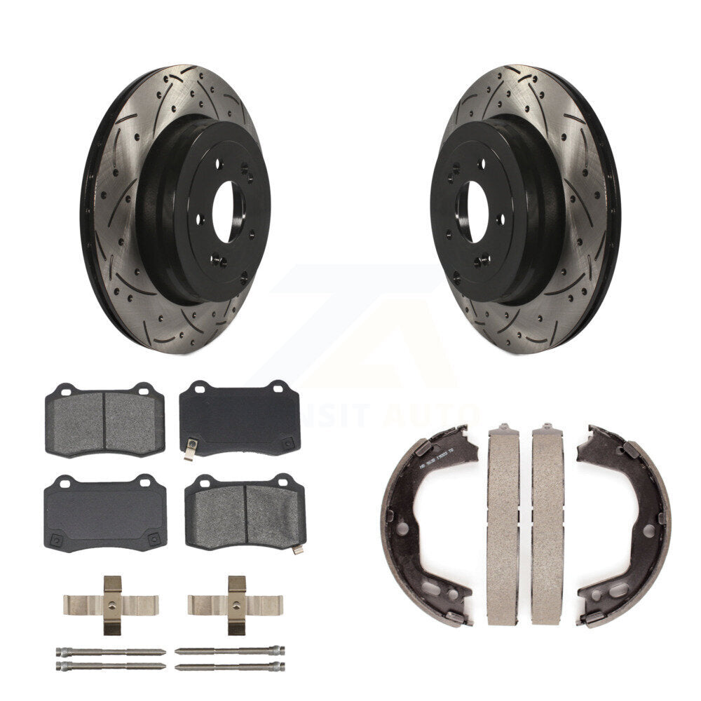 Transit Auto KDS-101274 Disc Brake Kit for 2010-2016 Hyundai Genesis Coupe - Rear