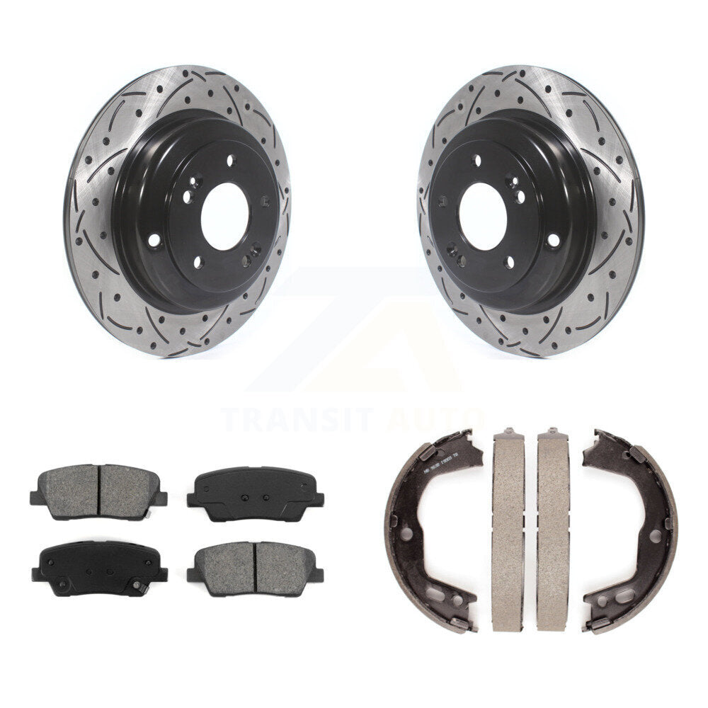 Transit Auto KDS-101275 Disc Brake Kit for 2010-2016 Hyundai Genesis Coupe - Rear