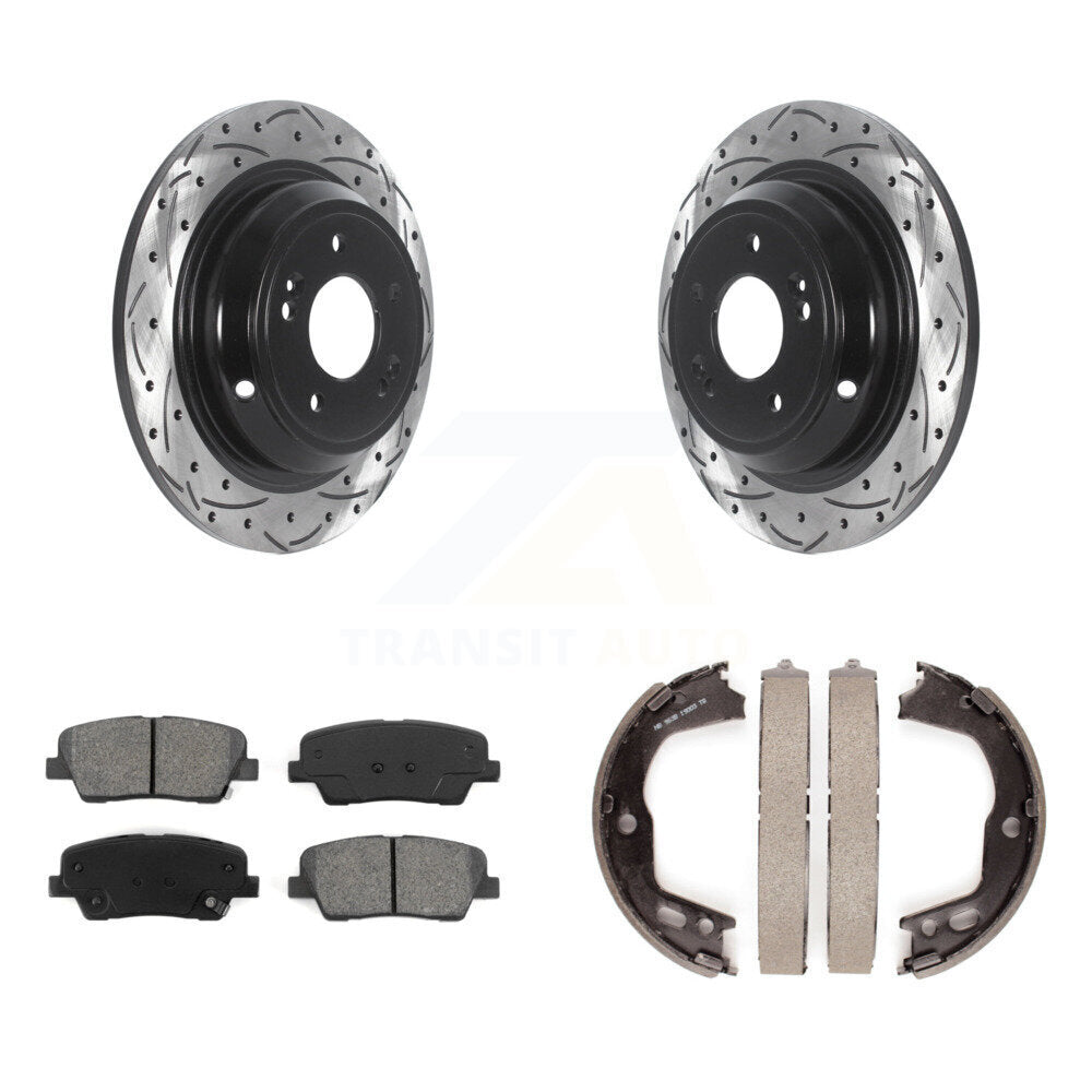 Transit Auto KDS-101276 Disc Brake Kit for 2009-2010 Hyundai Genesis - Rear