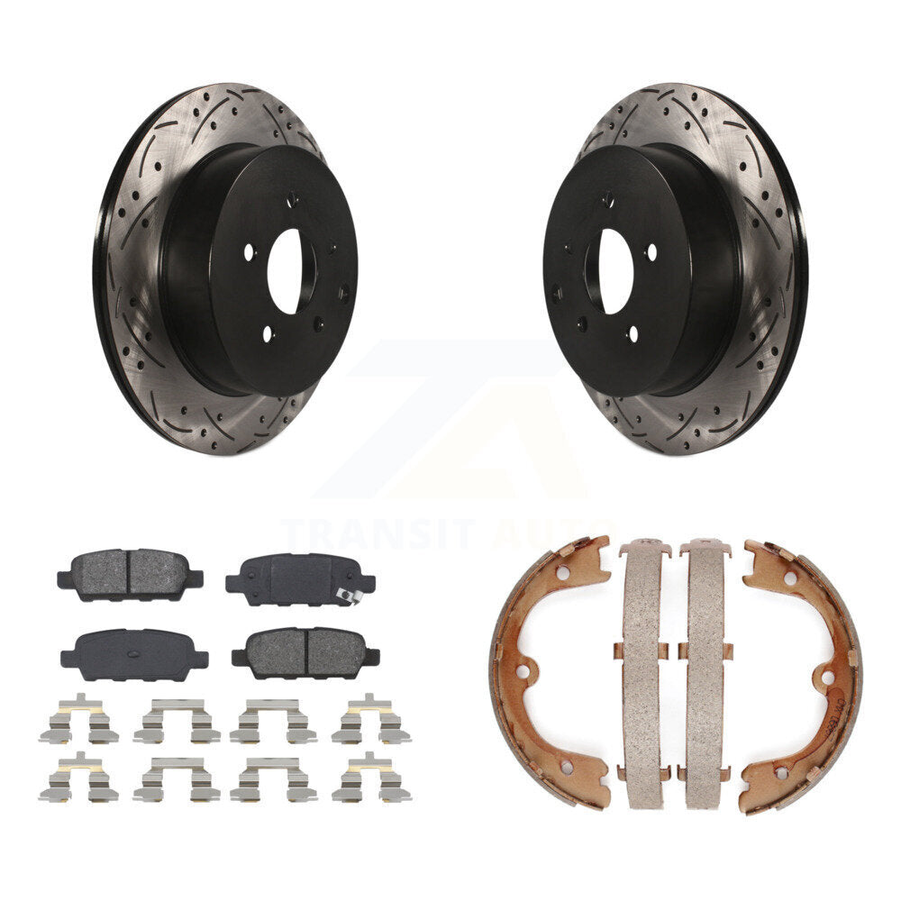 Transit Auto KDS-101278 Disc Brake Kit for 2004-2008 INFINITI FX35, INFINITI FX45, Nissan Quest - Rear