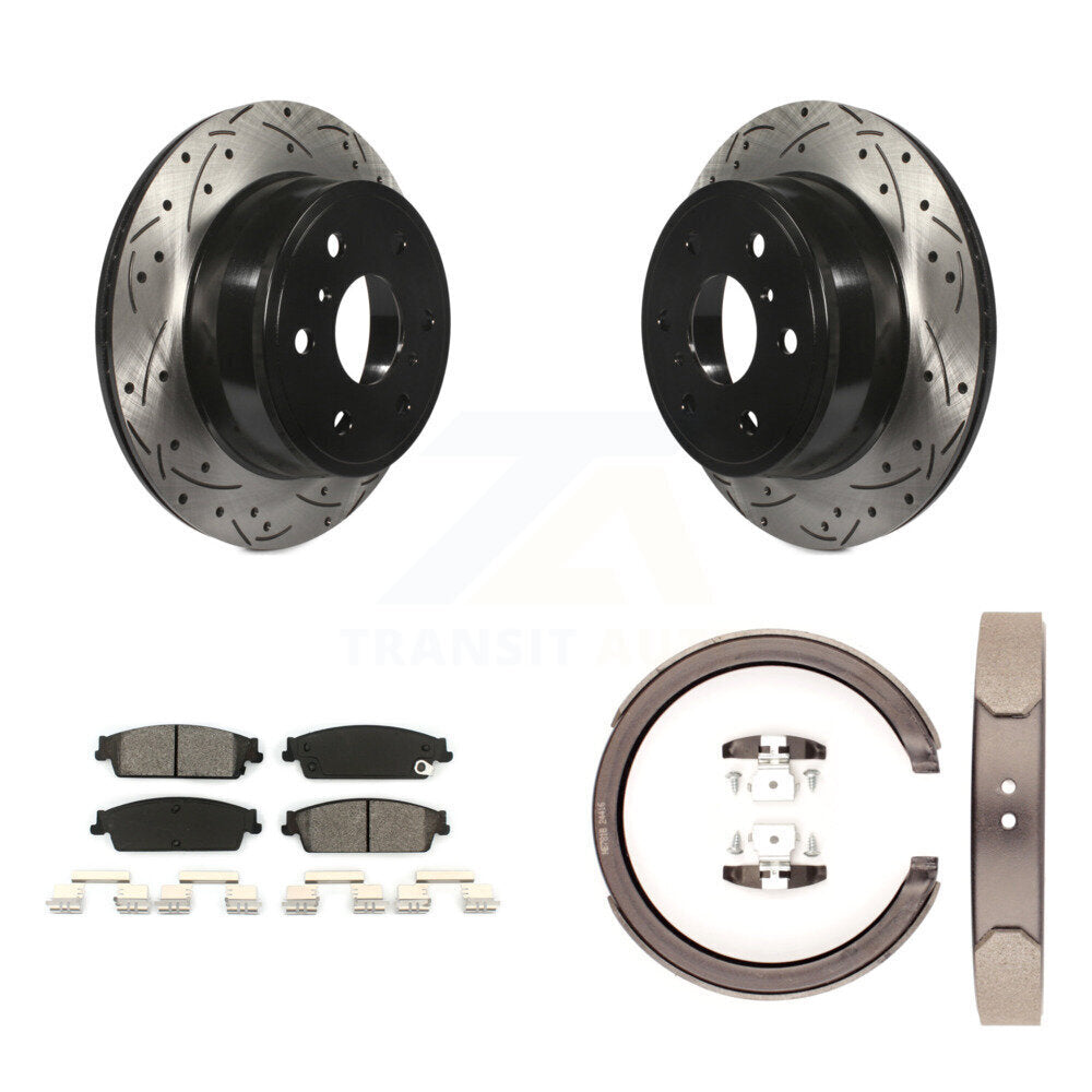 Transit Auto KDS-101279 Disc Brake Kit for 2007-2014 Chevrolet Silverado 1500, Cadillac Escalade and More - Rear