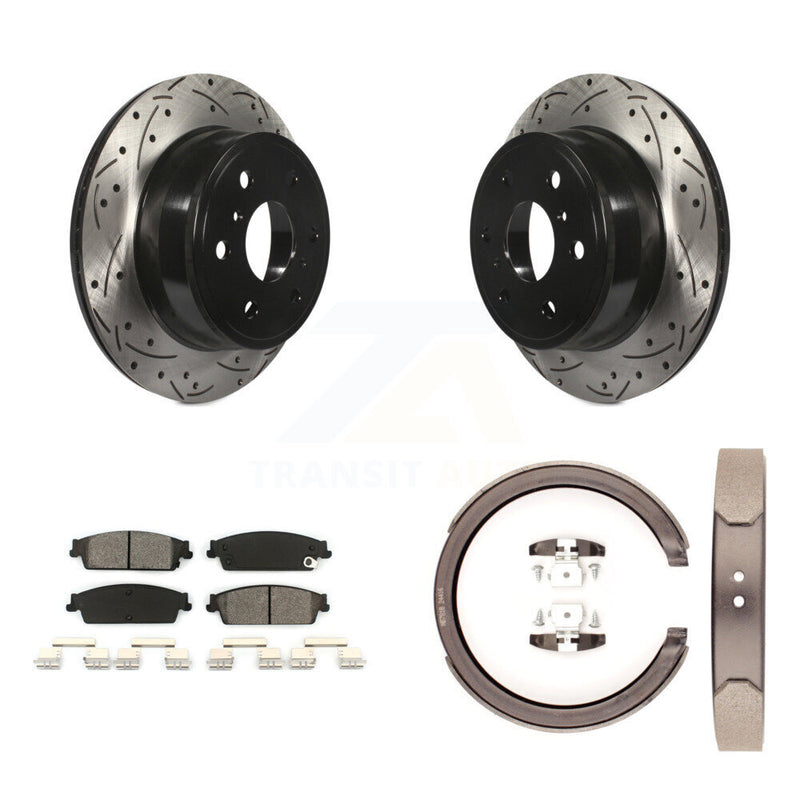 Transit Auto KDS-101279 Disc Brake Kit for 2007-2014 Chevrolet Silverado 1500, Cadillac Escalade and More - Rear