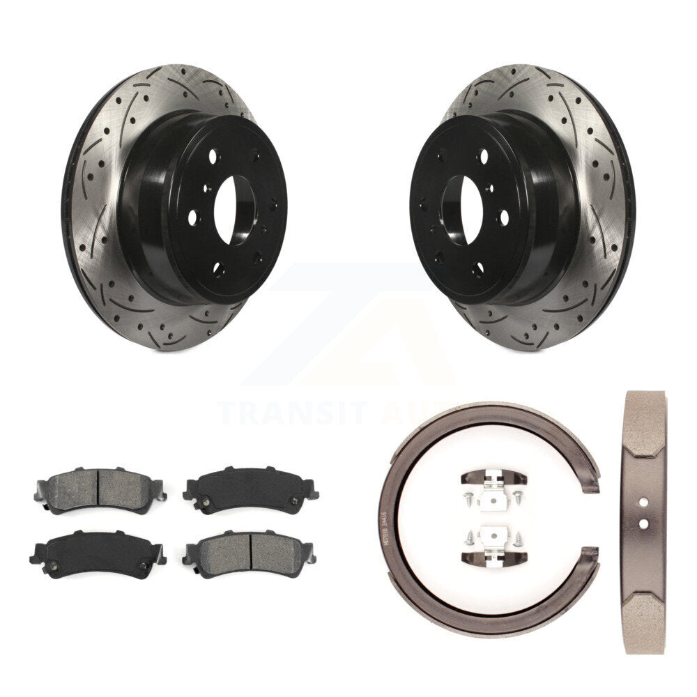 Transit Auto KDS-101280 Disc Brake Kit for 2007 GMC Sierra 1500 Classic - Rear