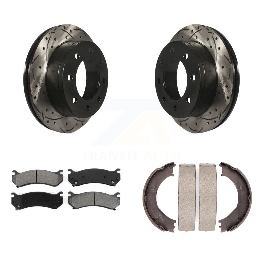 Transit Auto KDS-101281 Disc Brake Kit for 1999-2009 Chevrolet Silverado 1500 HD Classic, Chevrolet Suburban 2500 and More - Rear