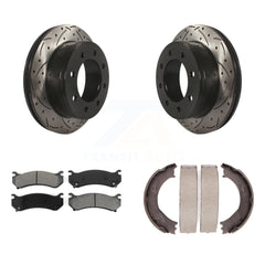 Transit Auto KDS-101282 Disc Brake Kit for 1999-2010 Chevrolet Suburban 2500, GMC Sierra 3500 HD and More - Rear