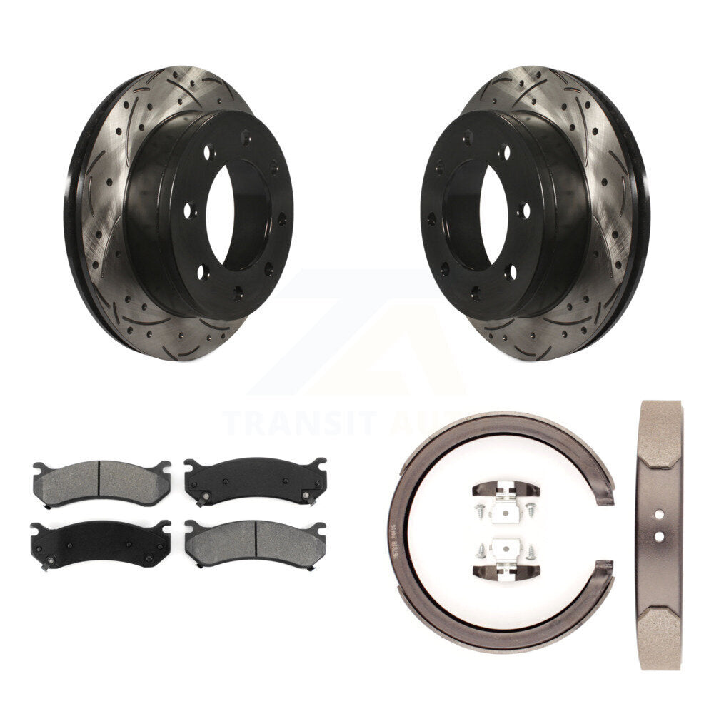 Transit Auto KDS-101283 Disc Brake Kit for 2001-2006 Chevrolet Silverado 1500 HD, GMC Sierra 1500 HD and More - Rear