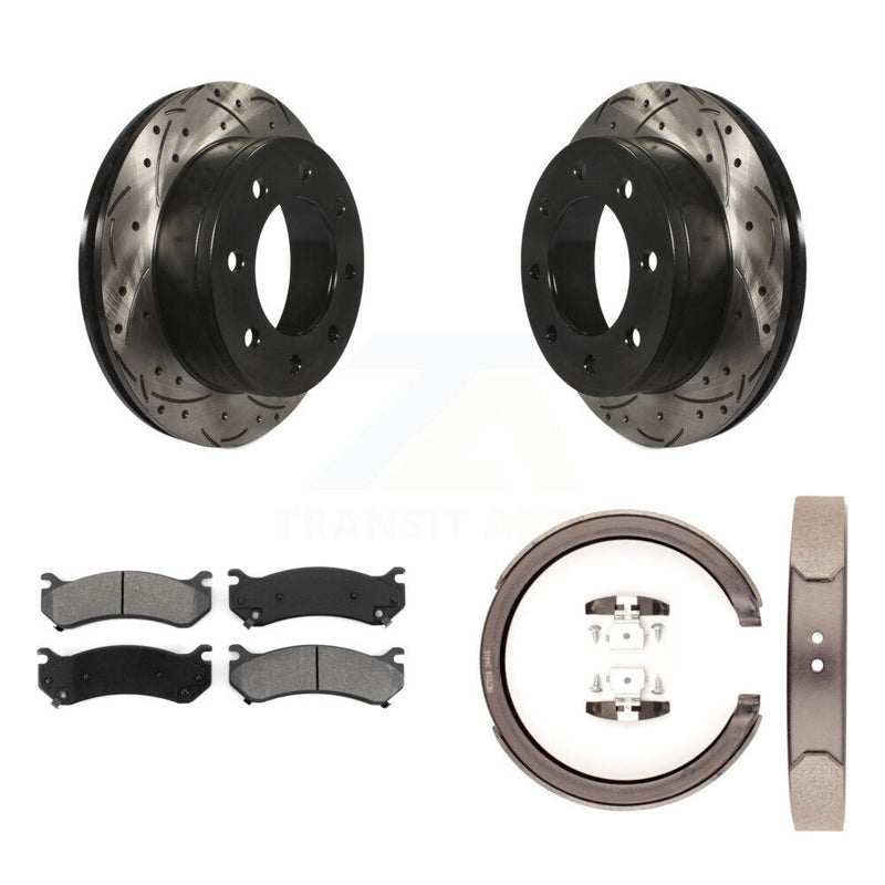 Transit Auto KDS-101283 Disc Brake Kit for 2001-2006 Chevrolet Silverado 1500 HD, GMC Sierra 1500 HD and More - Rear