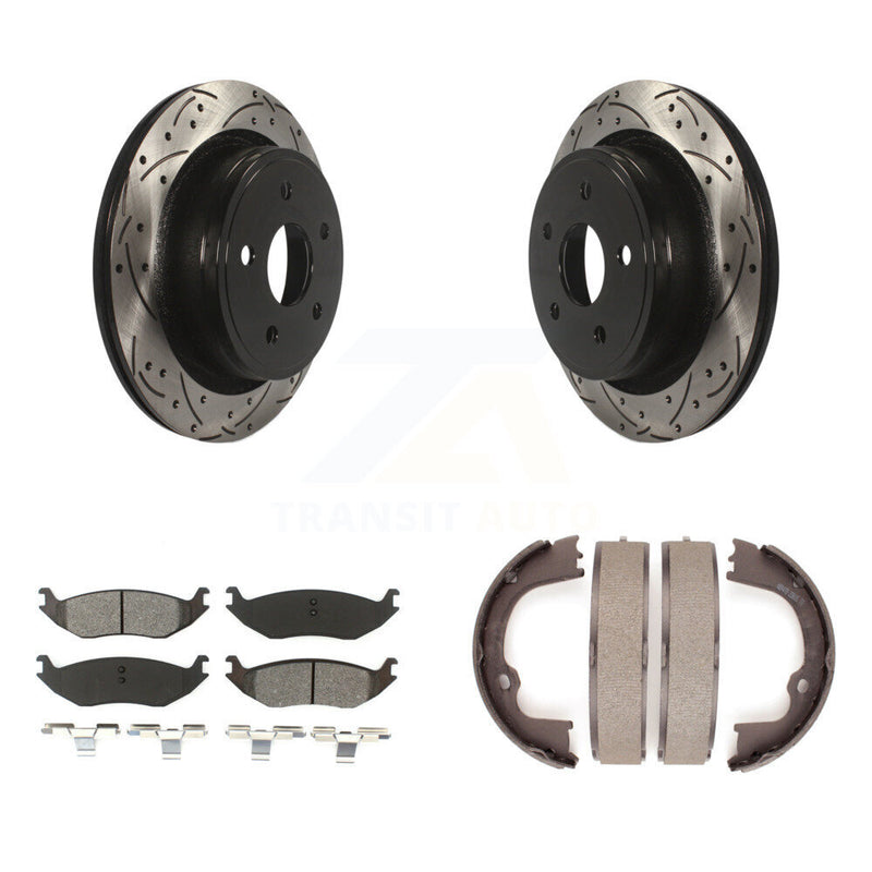 Transit Auto KDS-101287 Disc Brake Kit for 2007-2021 Ram 1500 Classic, Ram 1500 and More - Rear