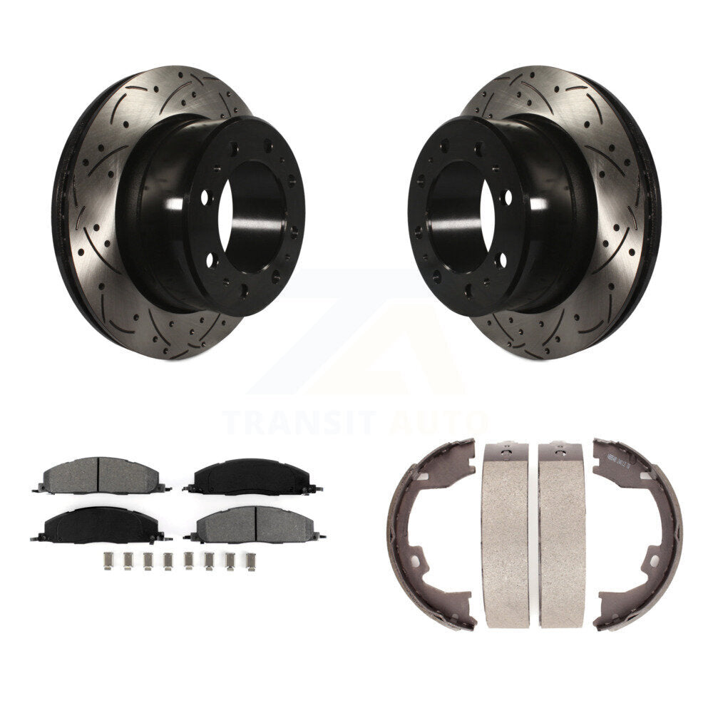 Transit Auto KDS-101288 Disc Brake Kit for 2009-2018 Ram 1500, Ram 2500 and More - Rear