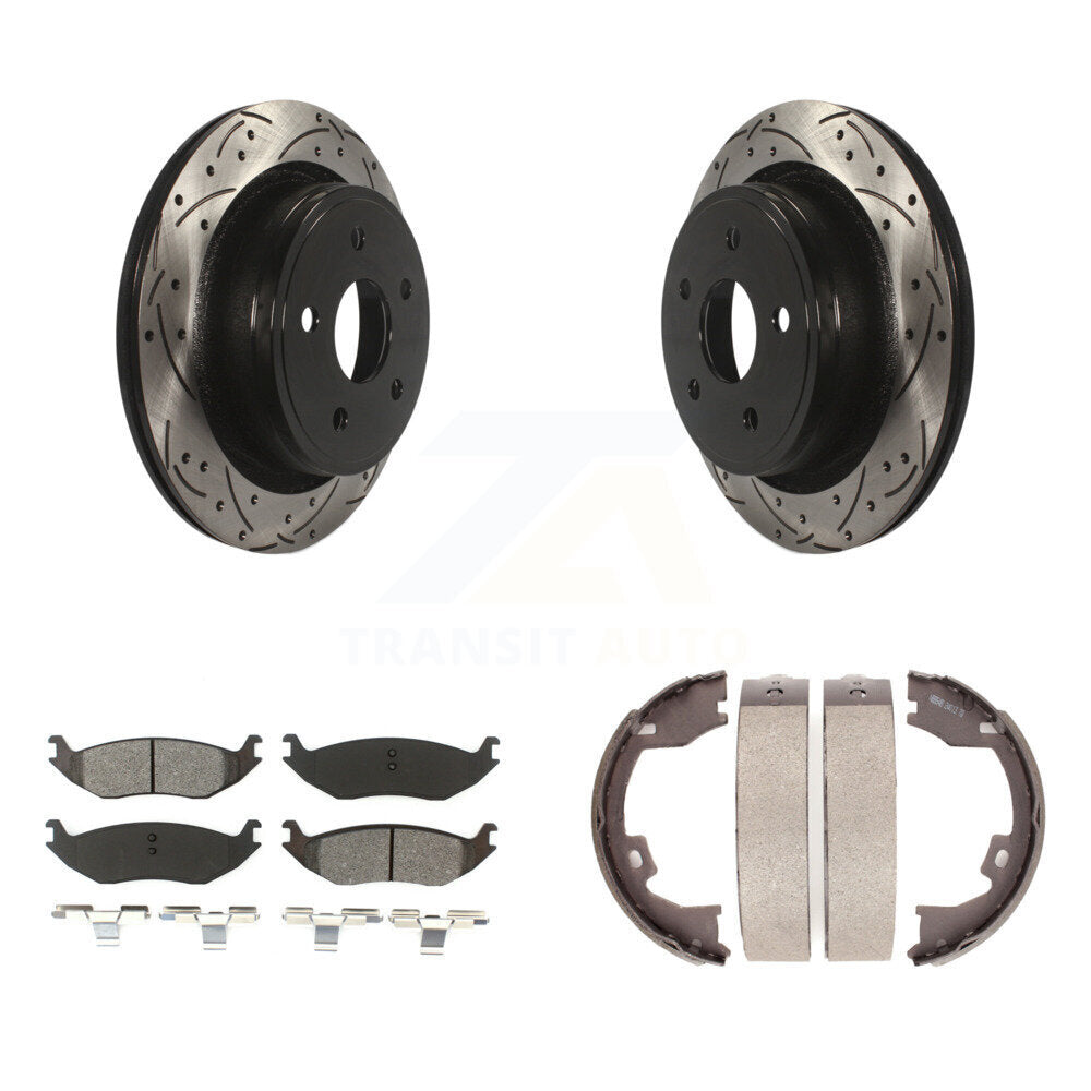 Transit Auto KDS-101289 Disc Brake Kit for 2007-2008 Dodge Ram 1500 - Rear