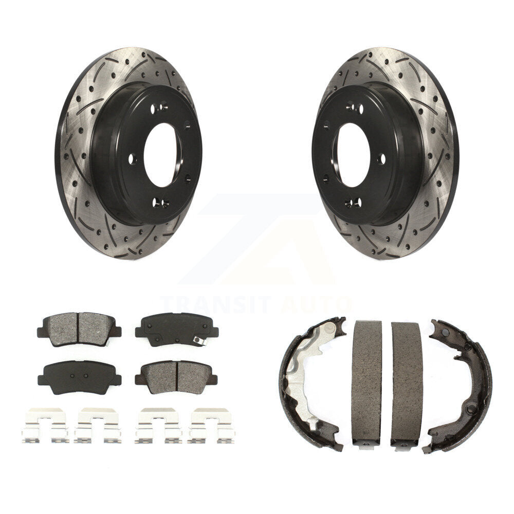 Transit Auto KDS-101290 Disc Brake Kit for 2014 Kia Forte, Kia Forte Koup - Rear