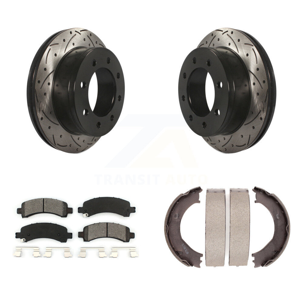 Transit Auto KDS-101292 Disc Brake Kit for 2003-2008 Chevrolet Express 2500, GMC Savana 2500 and More - Rear