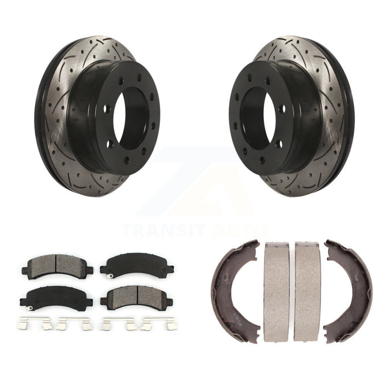 Transit Auto KDS-101292 Disc Brake Kit for 2003-2008 Chevrolet Express 2500, GMC Savana 2500 and More - Rear