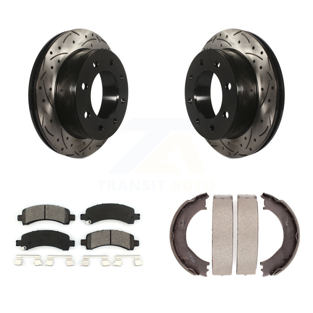 Transit Auto KDS-101293 Disc Brake Kit for 2006-2008 Chevrolet Express 2500, Chevrolet Express 3500, GMC Savana 3500 - Rear
