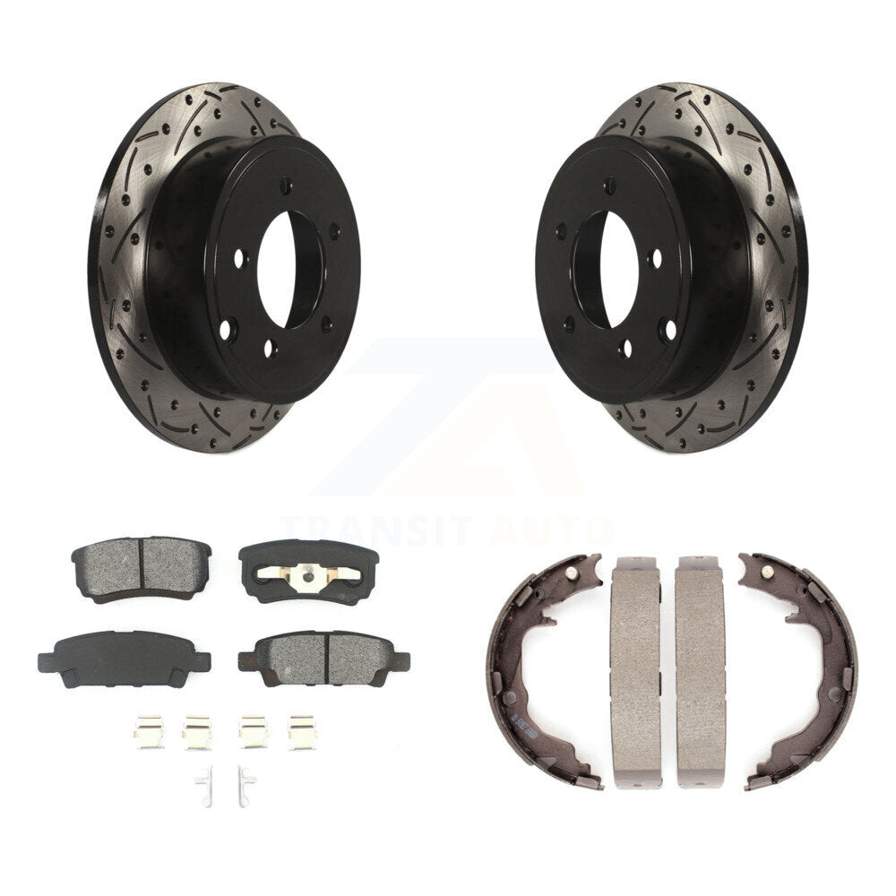 Transit Auto KDS-101297 Disc Brake Kit for 2007-2017 Jeep Compass, Jeep Patriot and More - Rear