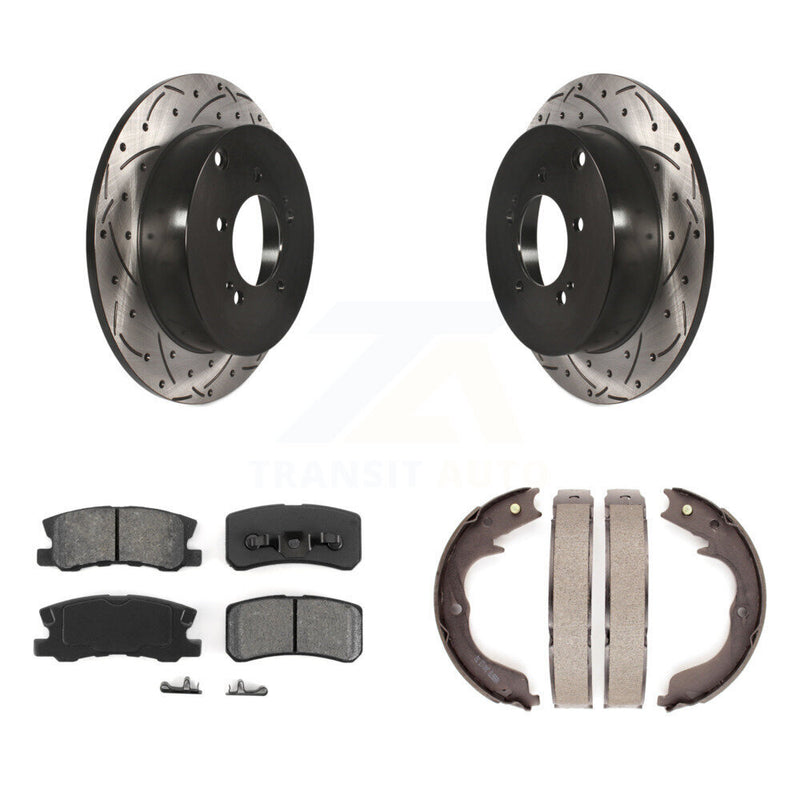 Transit Auto KDS-101298 Disc Brake Kit for 2008-2014 Mitsubishi Lancer, Mitsubishi Outlander - Rear