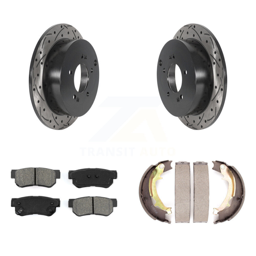 Transit Auto KDS-101304 Disc Brake Kit for 2001-2010 Hyundai Tucson, Kia Sportage, Hyundai Santa Fe - Rear